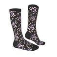 thumbnail image 3 of Fotbe Snake And Floral1 print Women's Men's Novelty Crew Socks Cotton Socks Knee High Socks for Walking,Running,Nurses,Pregnancy, 3 of 8