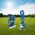 thumbnail image 2 of CxhicLuv 2025 Graduation Garden Yard Sign, 24.4 Inch, College Theme, Weather-resistant, Perfect for Ceremonies, Yards, Festive & Memorable, Grad Gift, Suitable for Graduates, Parents, Blue, 2 of 4