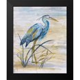 thumbnail image 2 of Nan 15x18 Black Modern Framed Museum Art Print Titled - Blue Heron I, 2 of 5