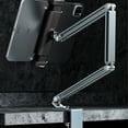thumbnail image 1 of Phone Holder Adjustable Aluminum Alloy Portable Reusable Home Office Dorm Household Dorm Tablet Bed Bracket Mount for Tablets Notebook Gray, 1 of 9