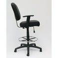 thumbnail image 7 of Boss Office Products Big and Tall Transitional Oversized Task Chair Stool, Black, 7 of 7