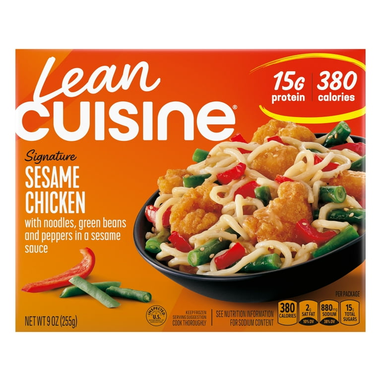 Lean Cuisine Single Serve Sesame Chicken TV Dinner with Pasta