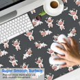 thumbnail image 2 of Long Mouse Pads for Desk,Gray Cow Grass Pattern Desk Mats on Top Of Desks, Desk Mouse Pad Extra Large with 3mm Non-Slip Base and Stitched Edge for Gaming,Office,Work,Home 47.3"x23.6", 2 of 6