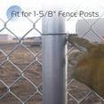 thumbnail image 6 of 100 Pcs Gauge Galvanized Steel Fence Ties Fit for Fence Posts, T-Post Metal Fence Wire,Fast Chain Link Fence Wire Ties B, 6 of 7