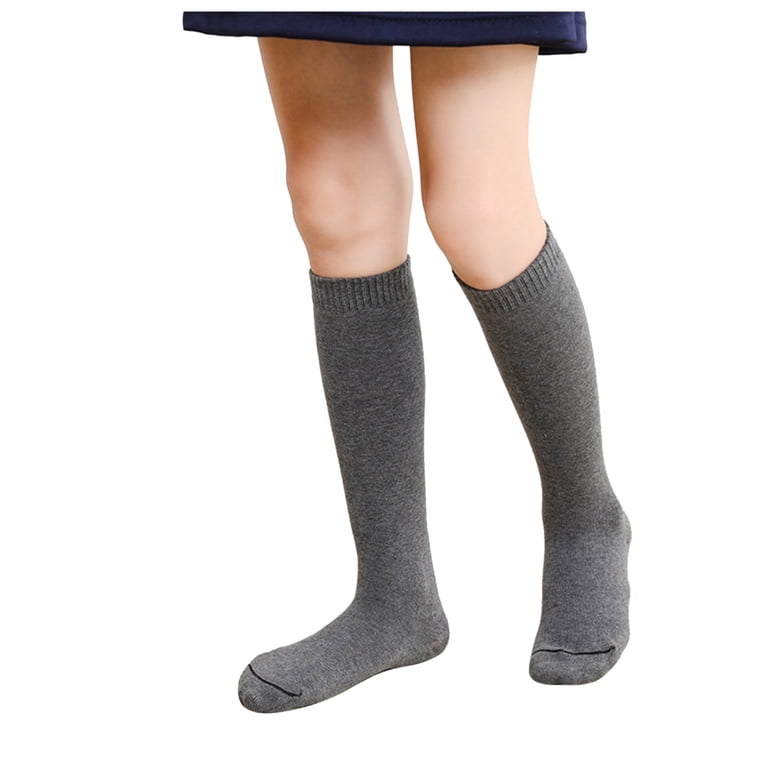 Kids Ankle Socks – Light Gray, Size 6-8, Cotton Blend, Comfort Fit For Boys & Girls
