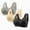 Beige, variant on Women's 3-Pack Front Closure Wireless Bras, Non-Magnetic Lace Thin Cup Push Up Bras, Plus Size Comfort Tank Style Everyday Underwear
