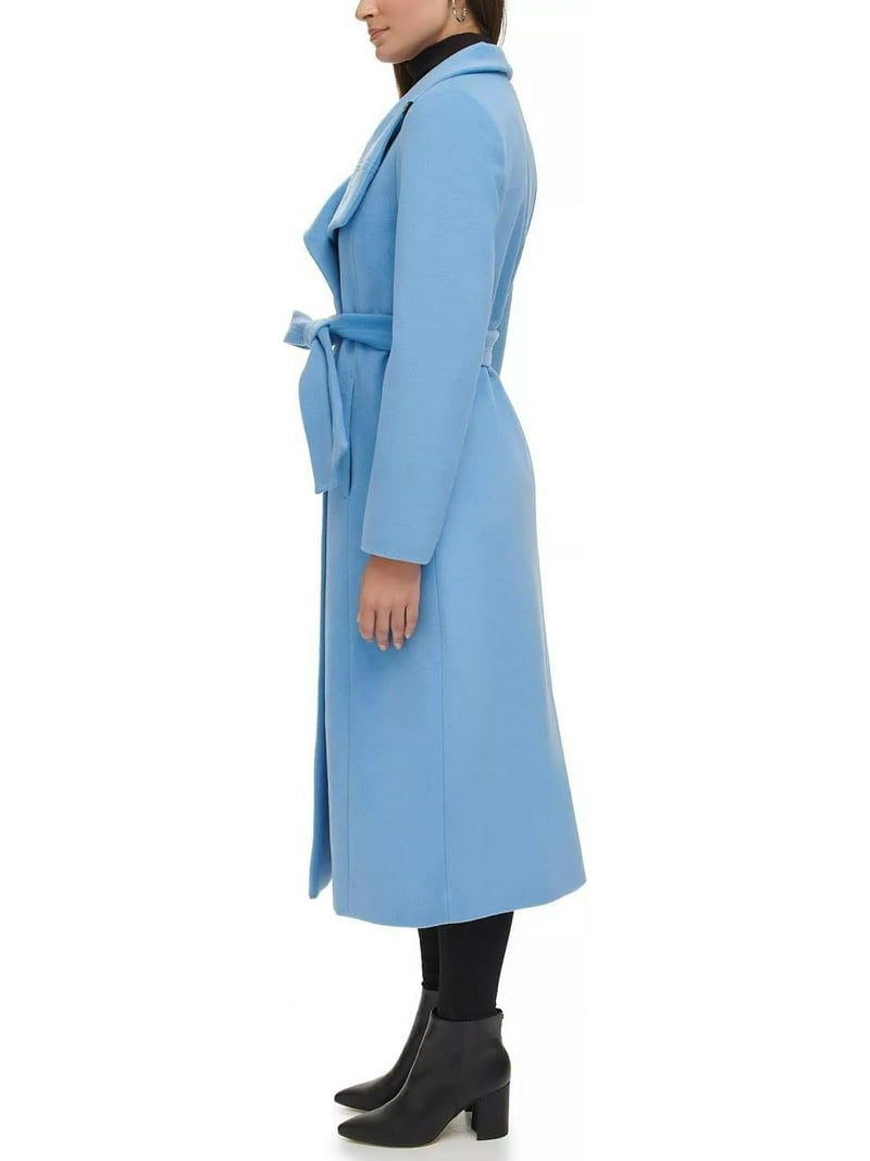 Kenneth Cole New York Women's Full Length Wool Jacket Maxi Coat