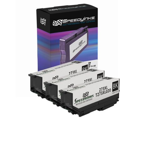 Speedy Inks Remanufactured Replacements for 273XL/T273XL020 Black High Yield Cartridges (3-Pack)