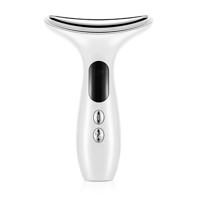 Dispositivo para arrugas de cuello, reafirmante, esculpidor, multifuncional, portátil, con vibración, reductor de papada, color blanco