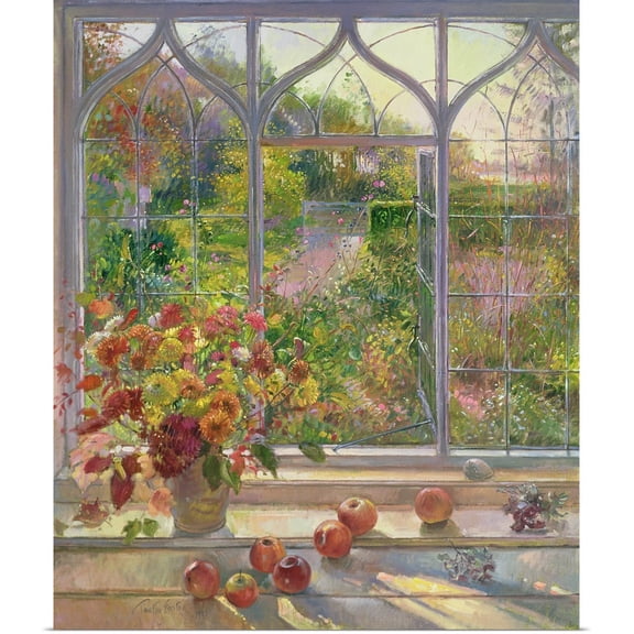 Great BIG Canvas | Rolled Timothy Easton Poster Print entitled Autumn Windows, 1993