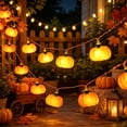 thumbnail image 6 of Viflosae String Lights Indoor Thanksgiving Outdoor Decorations LED Pumpkin Maple Leaf Light String Thanksgiving Decorative Light Pendant Holiday Lighting Arrangement Ornaments, 6 of 6