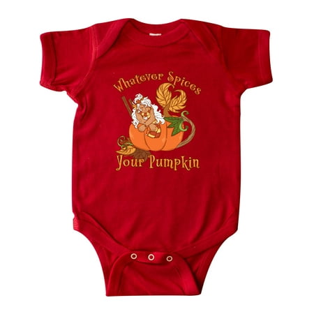 

Inktastic Whatever Spices Your Pumpkin Fall Mermaid Gift Baby Boy or Baby Girl Bodysuit