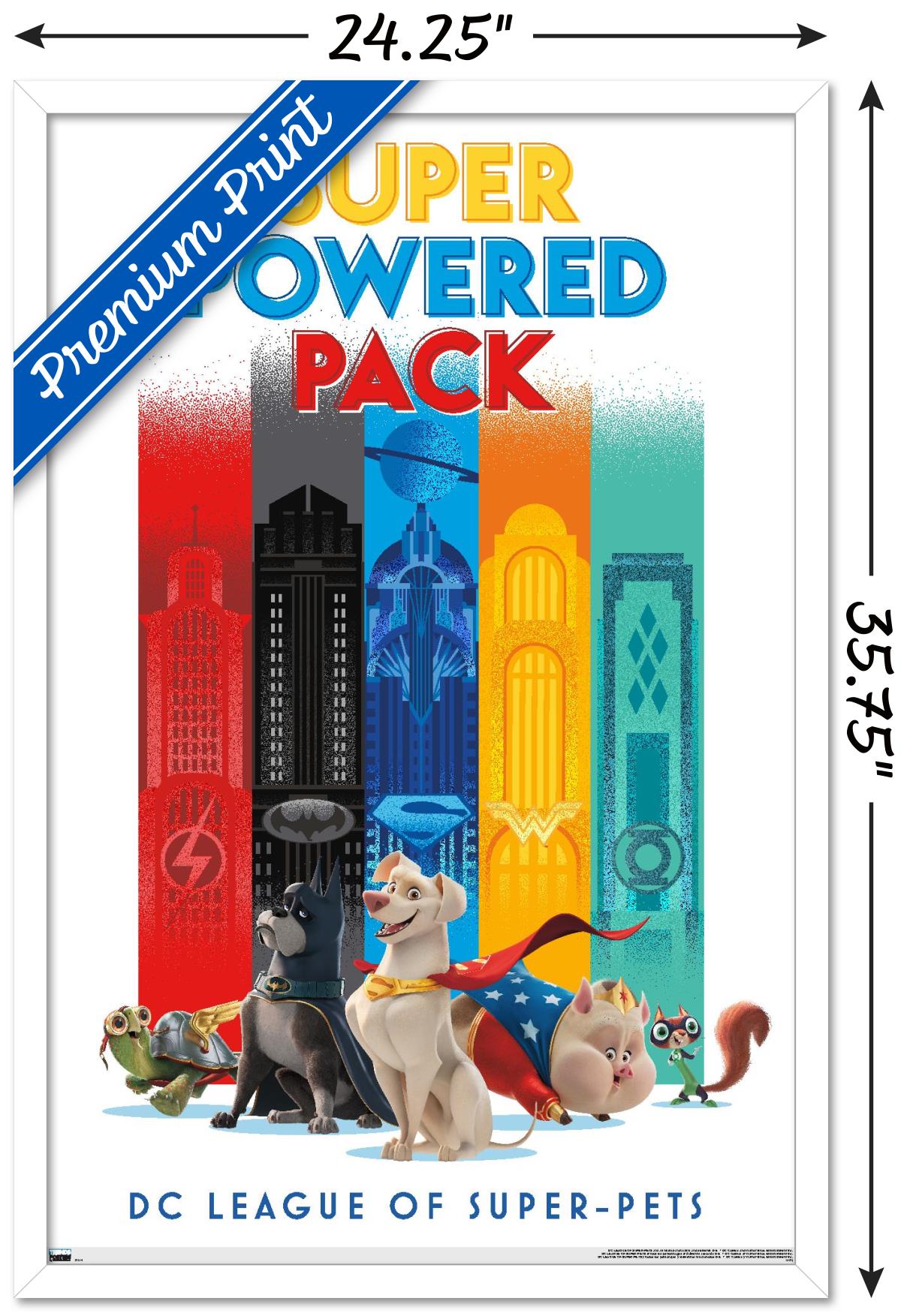 DC League of Super-Pets - Skyline Wall Poster, 22.375" x 34" Framed