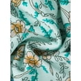 thumbnail image 5 of Agnes Orinda Women's Plus Size Skirts Boho Curvy Elastic High Waist A-Line Maxi Tiered Skirts with Pockets 2X Light Green, 5 of 9