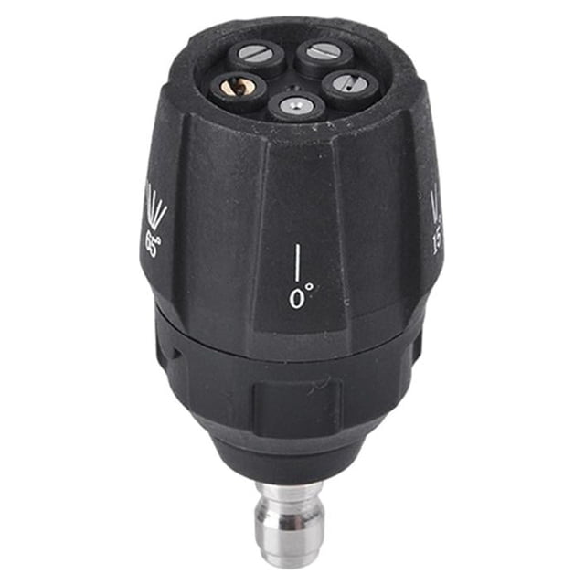 Boquilla para lavadora a presión de 3000PSI, punta de pulverización giratoria de 360 degree, Schnelle de 1/4 pulgadas con varios grados (0, 15, 25, 4