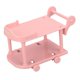 thumbnail image 3 of Carrito de cocina para casa de muñecas a escala 1:12, accesorios para casa de muñecas, juego de simulación Rosa, 3 of 9