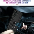 thumbnail image 4 of Designed for Samsung Galaxy A36 5G Case, Military Grade Protective Phone Case Cover with Enhanced Metal Ring Kickstand [Support Magnet Car Mount] Compatible with Samsung Galaxy A36 5G, Black, 4 of 7