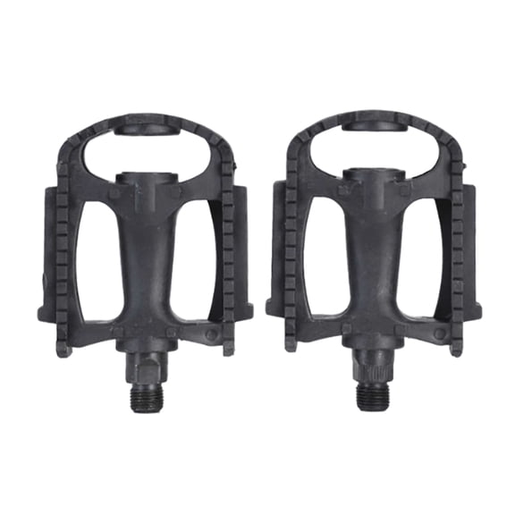 BIBABLYKE 9/16'' Bearing Pedals Waterproof Dustproof Mountain Bikes Pedals Bicycles Nonslip Wide Platform Bicycles Plastic Pedals
