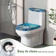 thumbnail image 5 of HELLHERO Sea ​​Turtle Polyester Fabric Toilet Seat Cover Replacement & Washable and Reusable Toilet Lid Seat Cover & Fits All Toilet Shapes for Bathroom Home Soft, 5 of 8