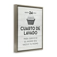 thumbnail image 4 of Stupell Industries Publicidad Día de Lavandería, Blanco Bath & Laundry Painting Brown Floater Framed Art Print Wall Art, 17 x 21, 4 of 10