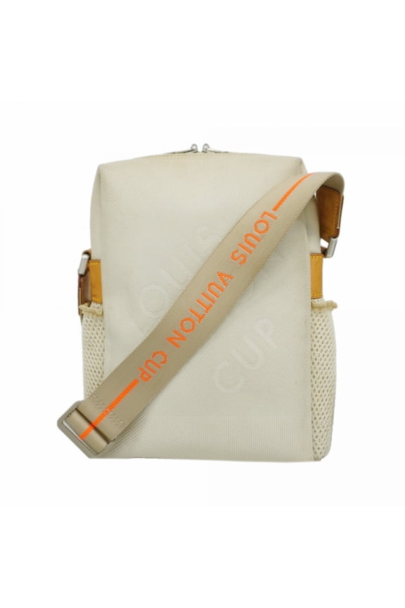 Pre-Owned Louis Vuitton Damier Gant Weatherly Shoulder Bag M80637 White Cup LVCUP Men's