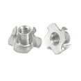 thumbnail image 1 of Unique Bargains 5/16'-18 T-nut 100 Pack 304 Acier Inoxydable 4 Écrous à Té à Dents Filetés Insertion, 1 of 6