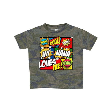 

Inktastic My Nana Loves Me Gift Toddler Boy or Toddler Girl T-Shirt