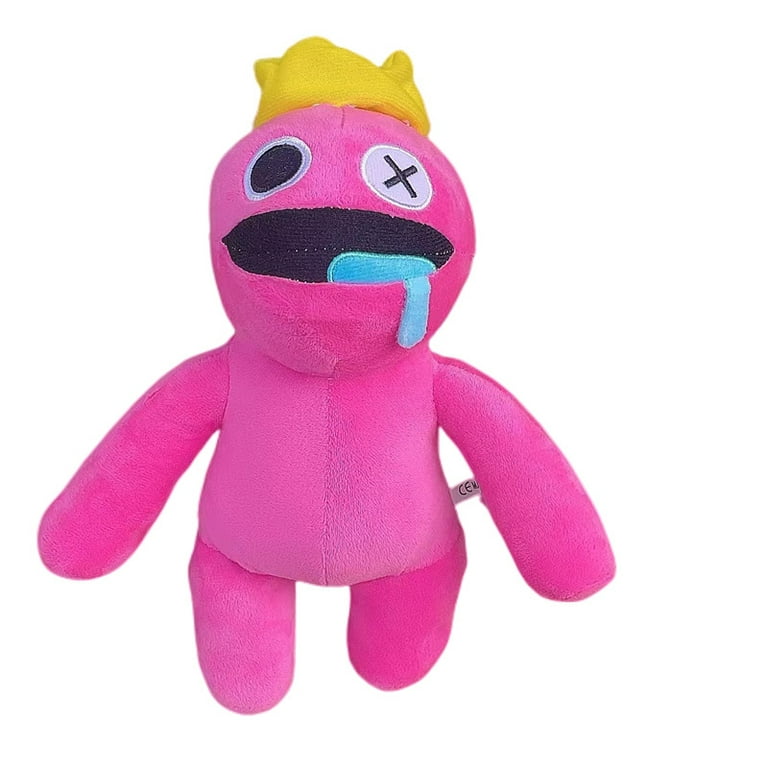 Rainbow friend toys gift. Stuffed doll for kids. Pink rainbow