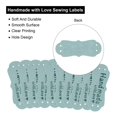 thumbnail image 4 of 50uds Mano Hecho PU Cuero Etiqueta con Amor Cosido Relieve Etiqueta Adorno para Jeans Bolsos Zapatos Sombrero Azul, 4 of 8