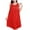 Red, variant on Satin Nightgowns for Women - Soft & Breathable Knee-Length Night Dress - Solid Color Nightshirt - Plus Size Home Skirt Summer Pajamas for Women 2025 Orange One Size