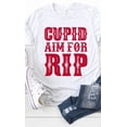 thumbnail image 3 of Cupid Aim For RIP Graphic Tee T-Shirt PLUS, 3 of 6