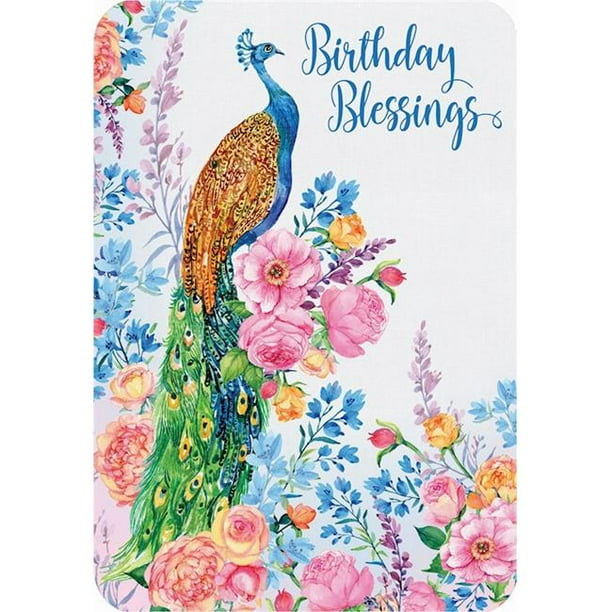 Faithfully Yours 170302 Boxed Card for Birthday Blessings  Pack of 12