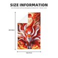 thumbnail image 2 of Sikiie Red Sun Flame Fox Waffle Weave Kitchen Dish Cloth,Super Absorbent Kitchen Dish Towels 16*26 Inches for Dish Rags Washing Dishes, Drying Dishes, 2 of 7