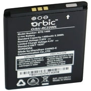 Orbic 3.85V Rechargeable 1,400mAh Battery - Black (BTE-1400) (Refurbished)