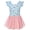 Bowknot Blue, variant on Ballet Leotard for Girls Toddler Dance Dress Outfit with Skirt Ruffle Sleeve 3-8Y