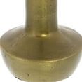thumbnail image 4 of Benzara BM229328 Metal Genie Vase with Cylindrical Neck, Brass - Medium, 4 of 5