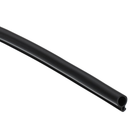 Uxcell 16.4Ft Weather Stripping Door Seal, TPE 5/16" Dia Kerf Sealing Strip, Black