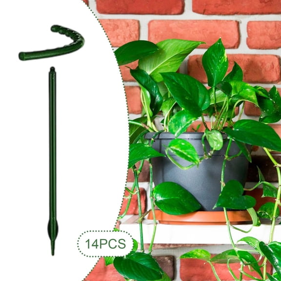 koolsoo 14pcs Plant Cage Support Challenges for Interior Plants Small Frame Sticks for Hortengea Climbing Monstera Péon Climbing Plants 14cmx14cm