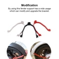 thumbnail image 2 of Electric Scooter Mudguard Bracket Upgrade Spare Parts Support Fender Mount Rack Attachment Replacement for 1S Pro Red, 2 of 6