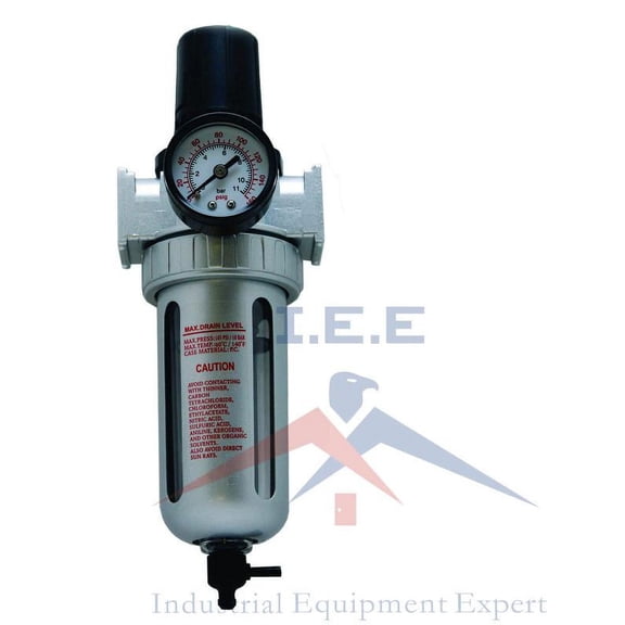 1/2" Pressure Regulator / Particulate Filter Moisture Water Trap Compressed Air