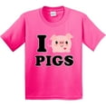 thumbnail image 3 of Inktastic I Love Pigs Youth T-Shirt, 3 of 5