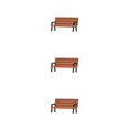 thumbnail image 3 of Transemion Hand Painted 1/64 Bench People Model Movie Props Miniature Layout Decor Beautifully Crafted Dioramas Micro Only Bench 3Set, 3 of 6