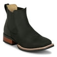 thumbnail image 2 of Justin Boots Mens Crazy Buck 6 Inch Square Toe Western Chelsea  Ankle Boots, 2 of 5