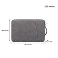 thumbnail image 5 of facefd Laptop Bag Large Protection Notebook Computer Sleeve Handbags Briefcase Bags Women Men Office Business Working Pink 13.3 Inch, 5 of 5