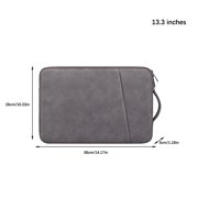 VONKY Laptop Bag Large Protection Notebook Computer Sleeve Handbags Briefcase Bags Women Men Office Business Working Pink 13.3 Inch
