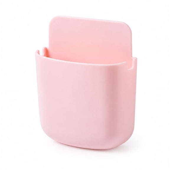 Gift Clearance! Wall-Mounted Storage Pocket, Remote Control Holder, Phone Storage Pocket, Bedside Organizer Pocket, Office Storage Pocket, for Remote Controls, Phones, Stationery, Bedside (Pink)