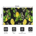 thumbnail image 5 of Yellow Lemon Fruit Limes Black Pattern Door Rugs,Washable Non Slip Door Mats Indoor,Decorative Door Mats,Entry Mat Indoor for Entrance,Bedroom,Kitchen,Bathroom,17"x30", 5 of 6