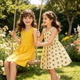 thumbnail image 2 of Lanbubble 2-Pack Girls' Dresses Sleeveless Summer Dress Casual Sundress For Toddler Girl 2-6T, 2 of 7