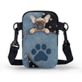 thumbnail image 2 of HELLHERO Crossbody Bag Polyester 2 Zippers Cowboy Puppy Pattern for Outdoor Daily Use Adults, 2 of 7