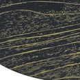 thumbnail image 4 of BarberPub 3'x4' Barber Mat for Station Salon mats for Hair Stylist Barber Chair Anti-Fatigue Floor Mat Circle 1" Thick 0025 (Black& Gold), 4 of 9